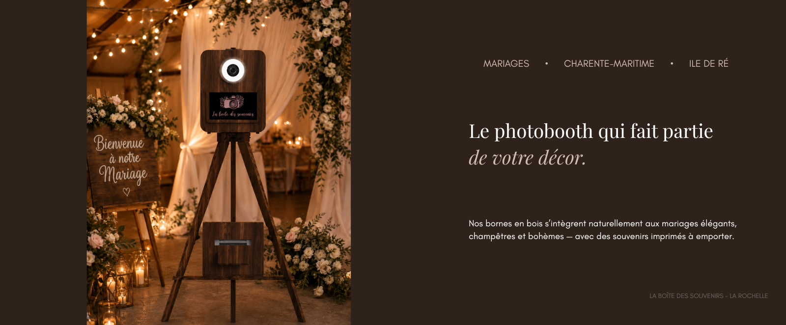Photobooth slide bienvenue 2