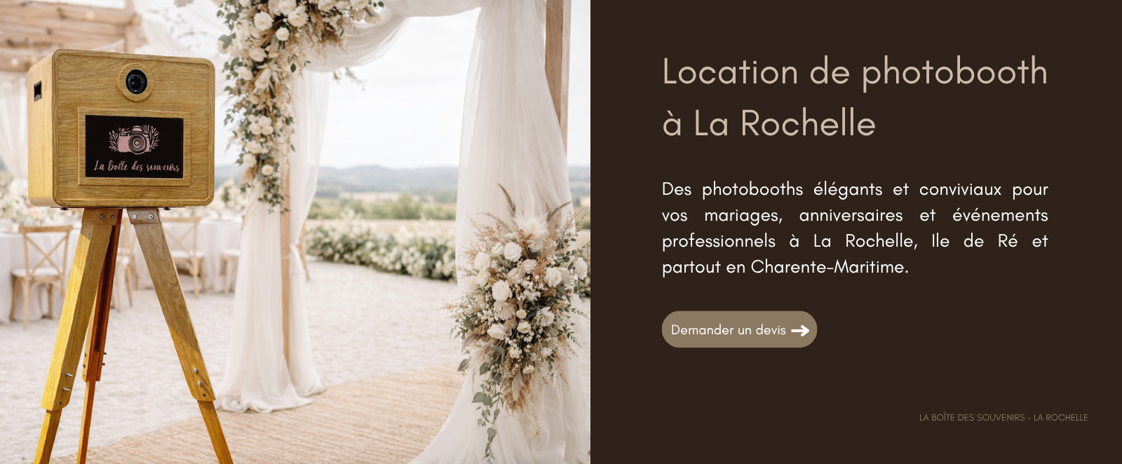Photobooth slide bienvenue