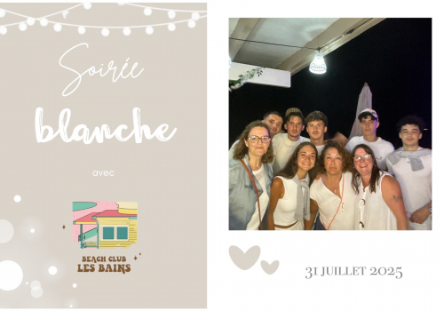 Soirée Blanche - Beach Club les Bains
