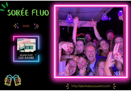 Soirée Fluo - Beach Club les Bains