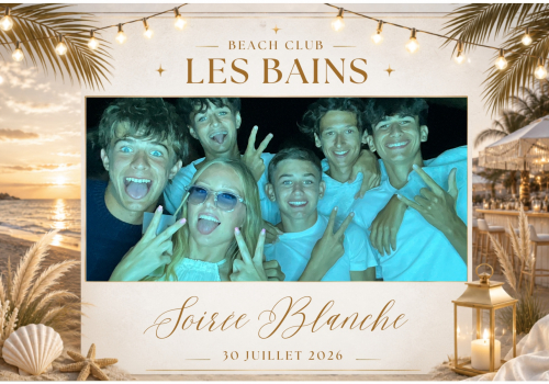 Soirée Blanche - Beach Club les Bains 2026