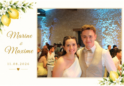 Mariage Marine et Maxime